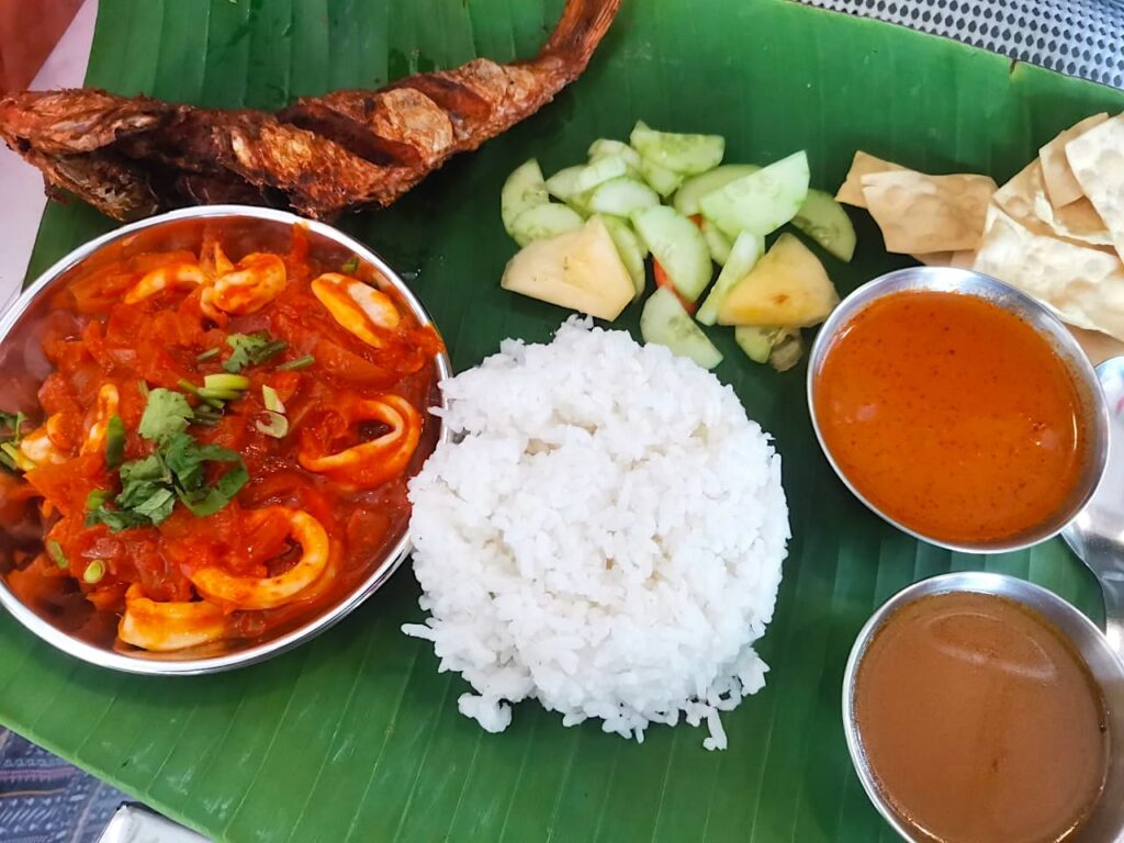 Good Indian food at Aunty Susi’s Nasi Lemak