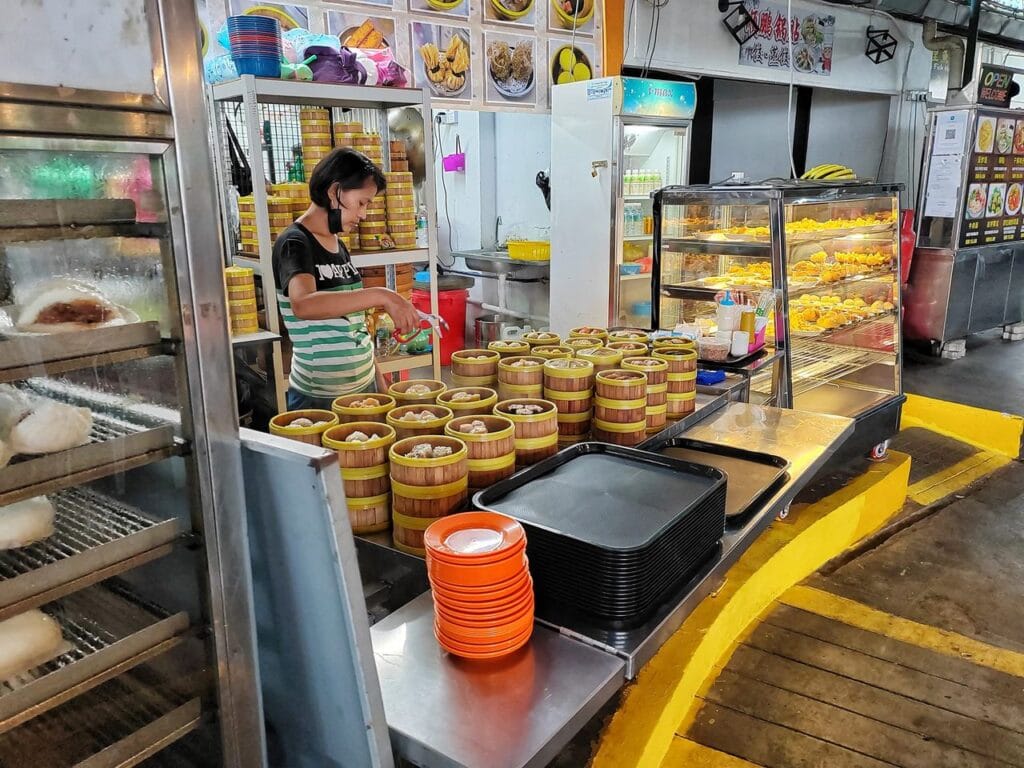 Beach view at Hin’s Dim Sum Restaurant