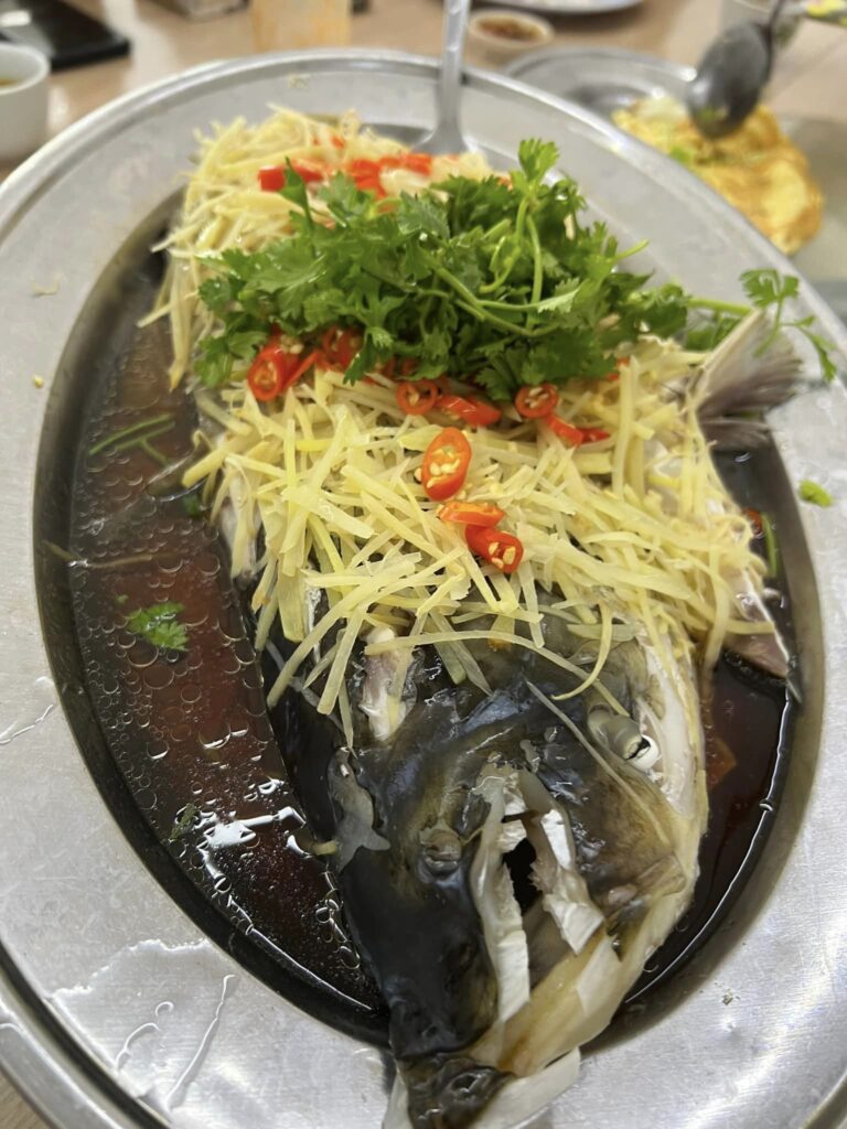 Steamed Fish at Kim Mun Steamed Fish Head