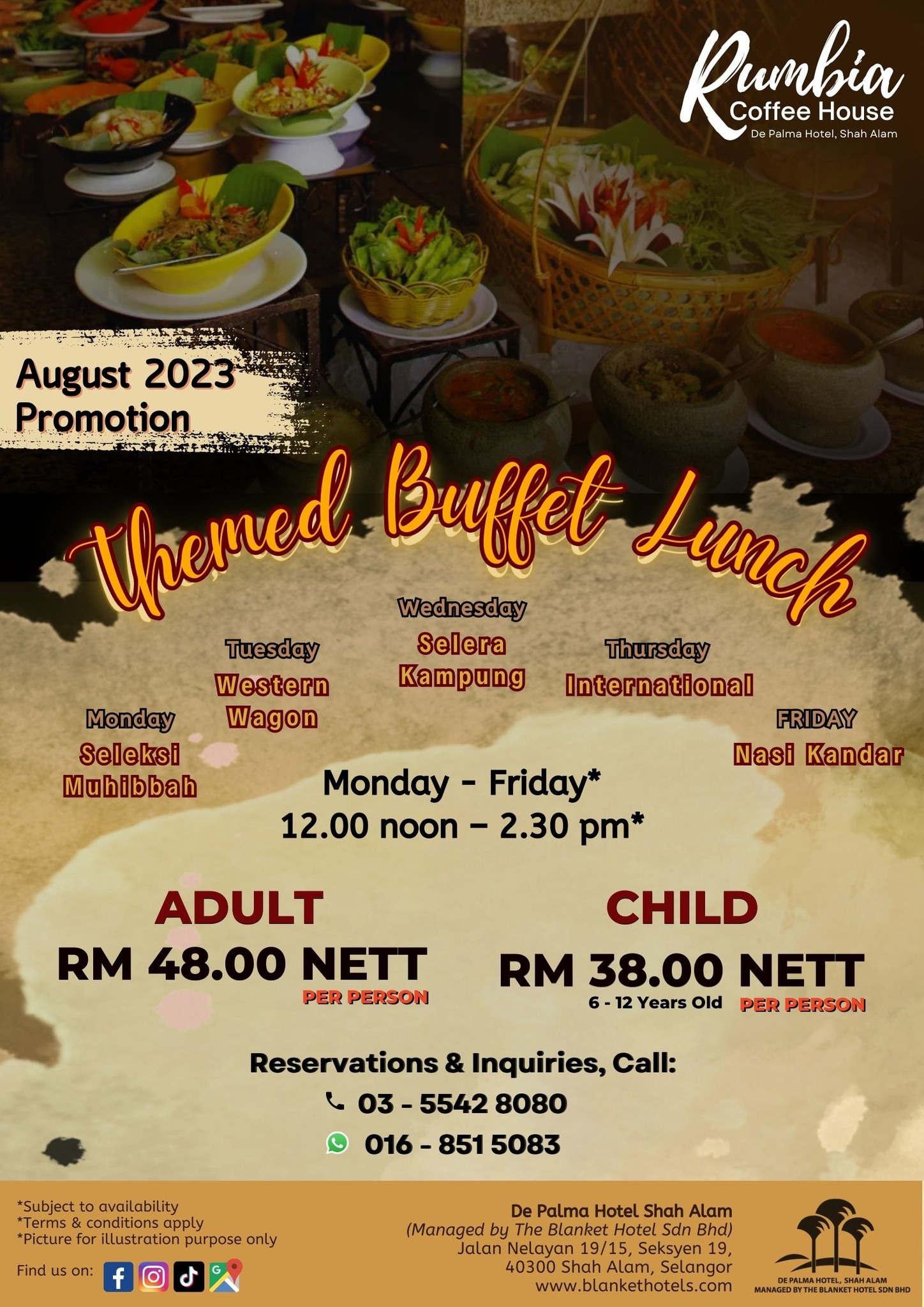 De Palma Hotel Shah Alam Weekday Buffet | Chiefeater.com