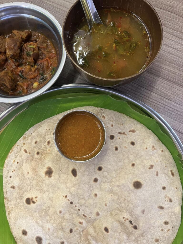 Havana Kitchen Chapati with Mutton Masala