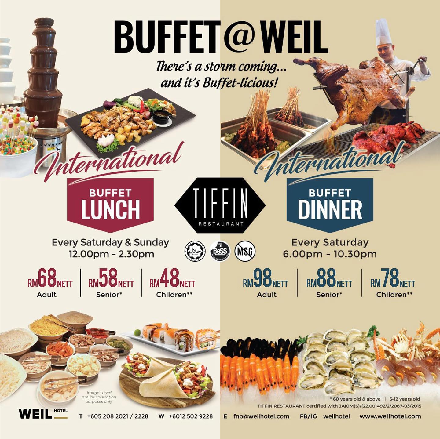 WEIL Hotel Weekend Buffet | Chiefeater.com