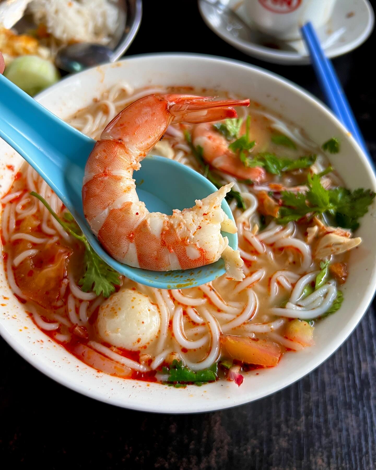 Thailand Tomyam Prawn Tomyam Noodles