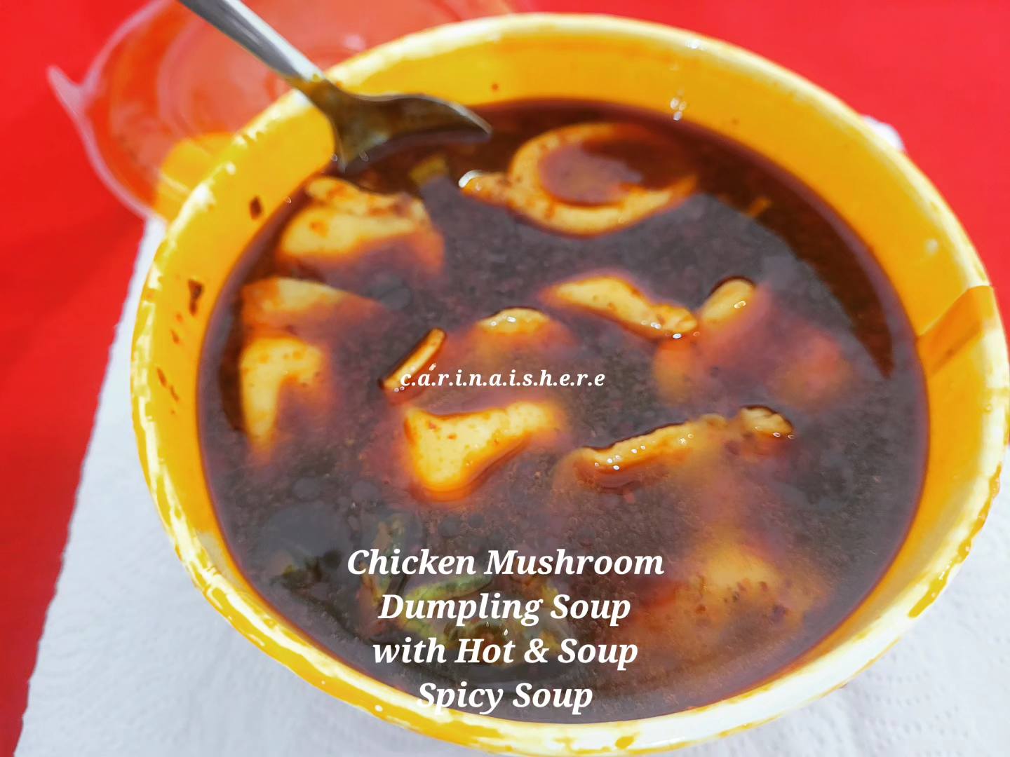 Jipinhe Scones 1 Utama Chicken Mushroom Dumpling Soup
