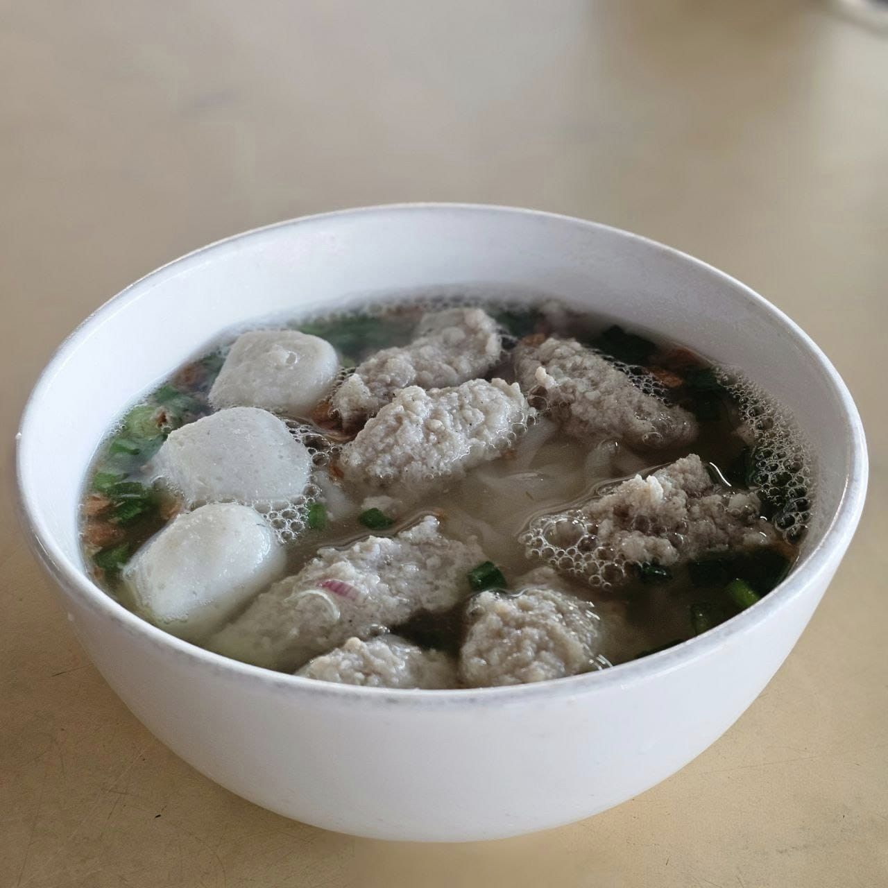Permatang Tinggi Kuey Tiow Soup Meat Balls