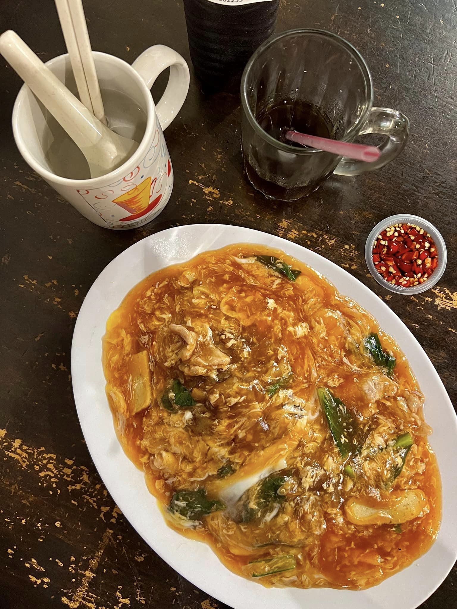 Wong Cafe Tomato Sauce Wat Tan Hor