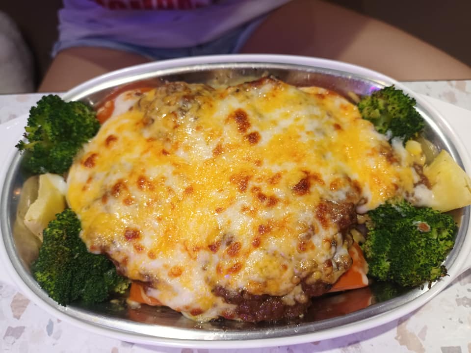 Taste Of Hong Kong Restaurant Cheese Baked Spaghetti