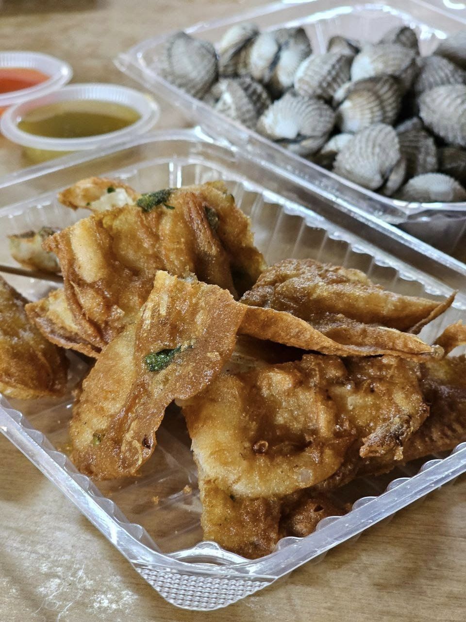 Kedai Kopi Kean Seng Lee Prawn Fritters