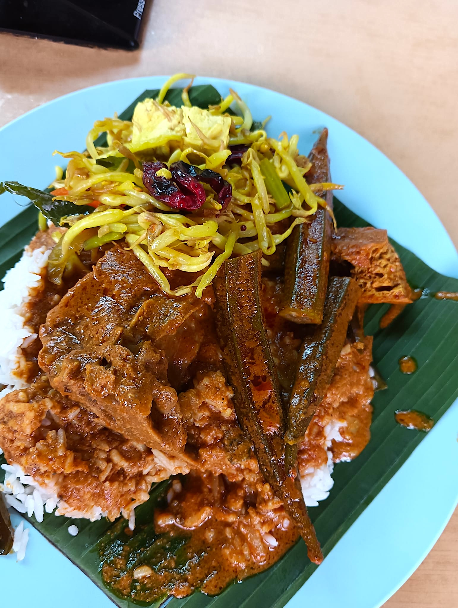 Fayas Curry House Banana Leaf Rice