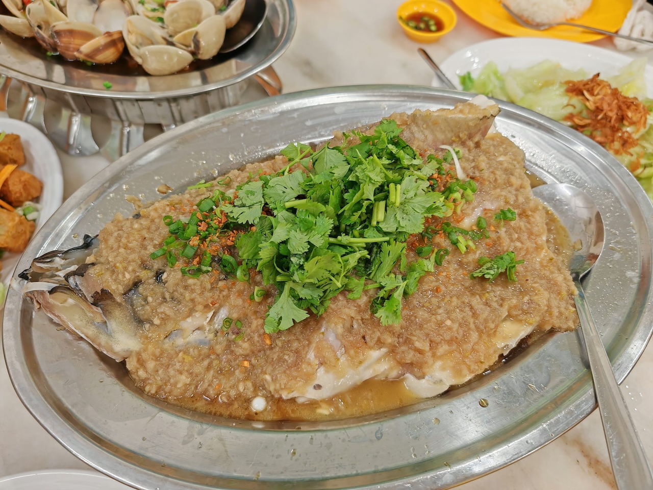 Big Tree Lin Kee Menjalara Steamed Fish