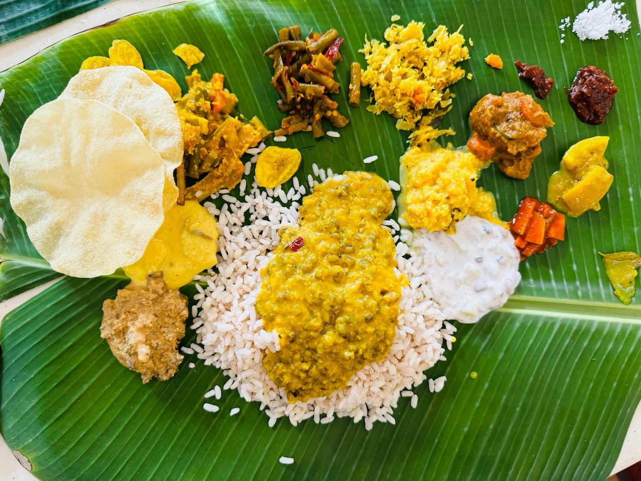 Spice Junction Onam Sadhya Meal