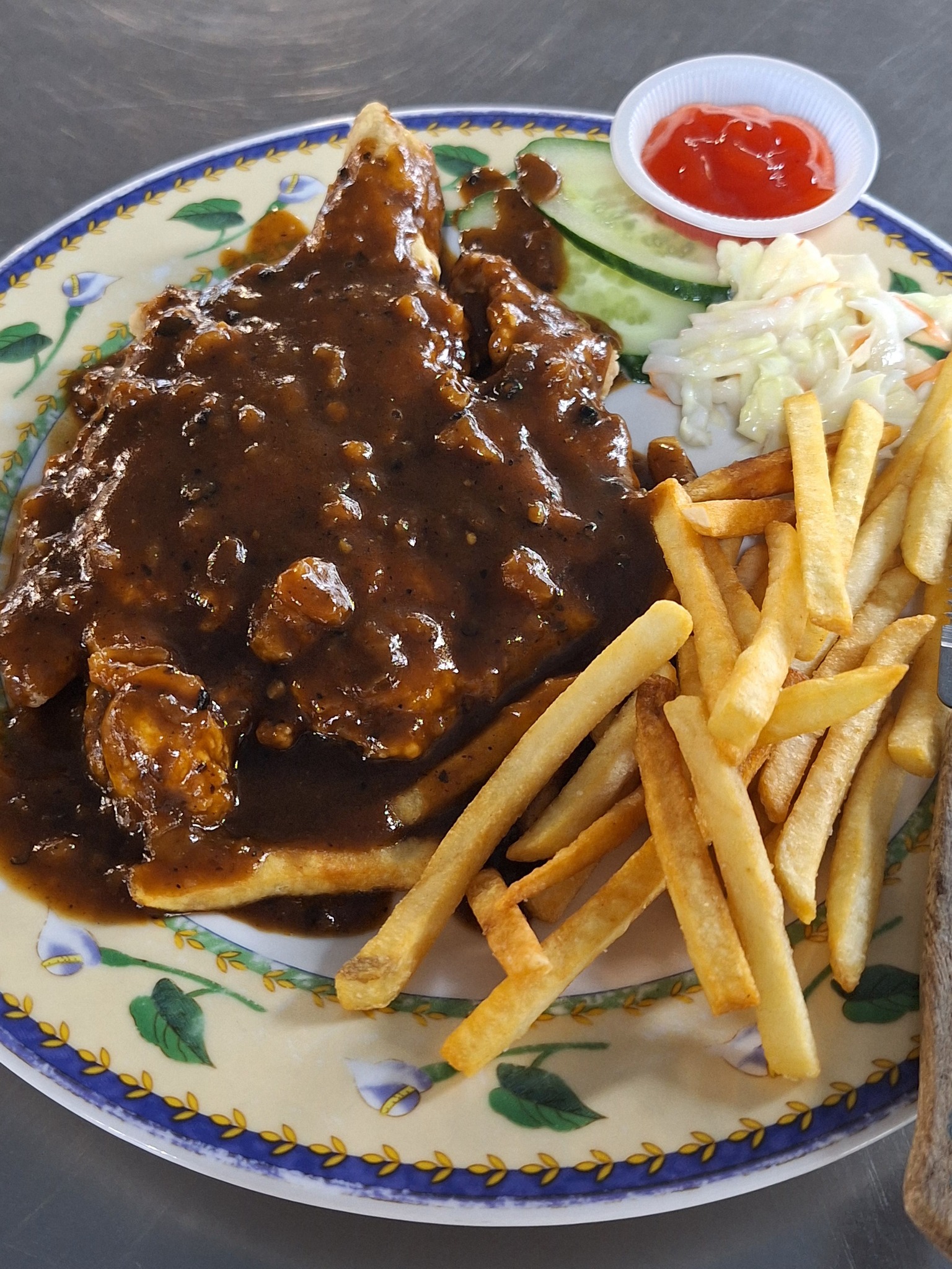 Lau Yew SP Hawker Centre Chicken Chop