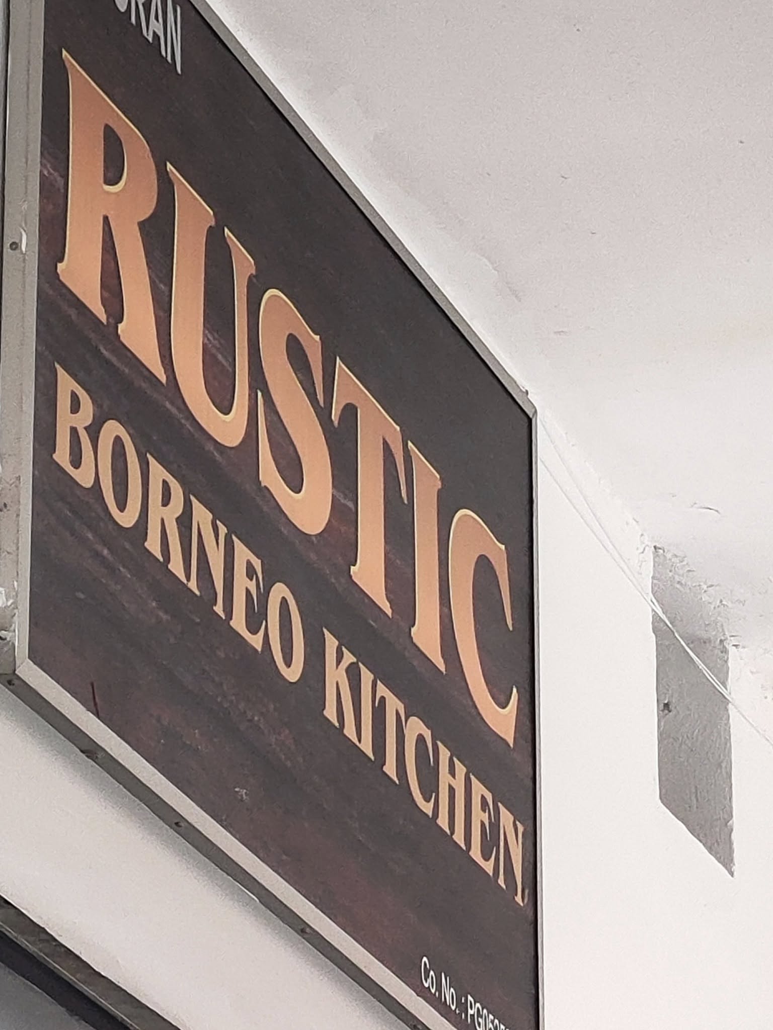 rustic borneo kitchen