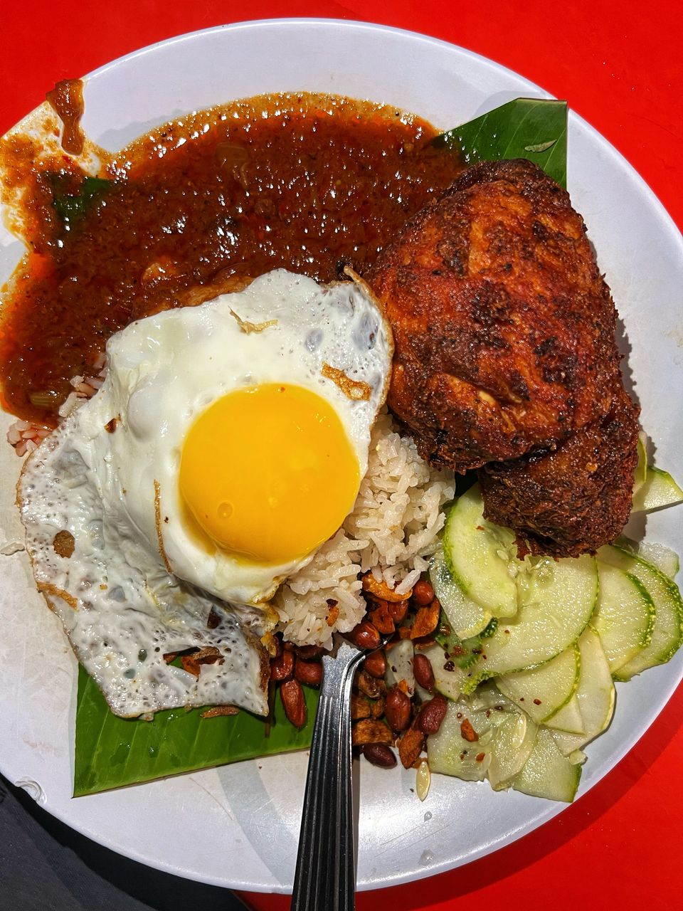 nasi lemak bumbung